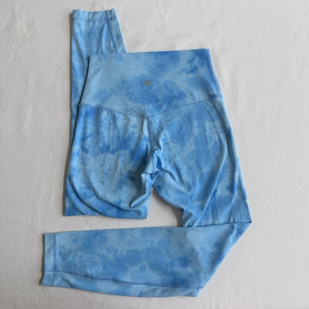 Lululemon Align No Line HR Pant 25” Size 4 Smoothie Wash Blueberry Yoga Pilate